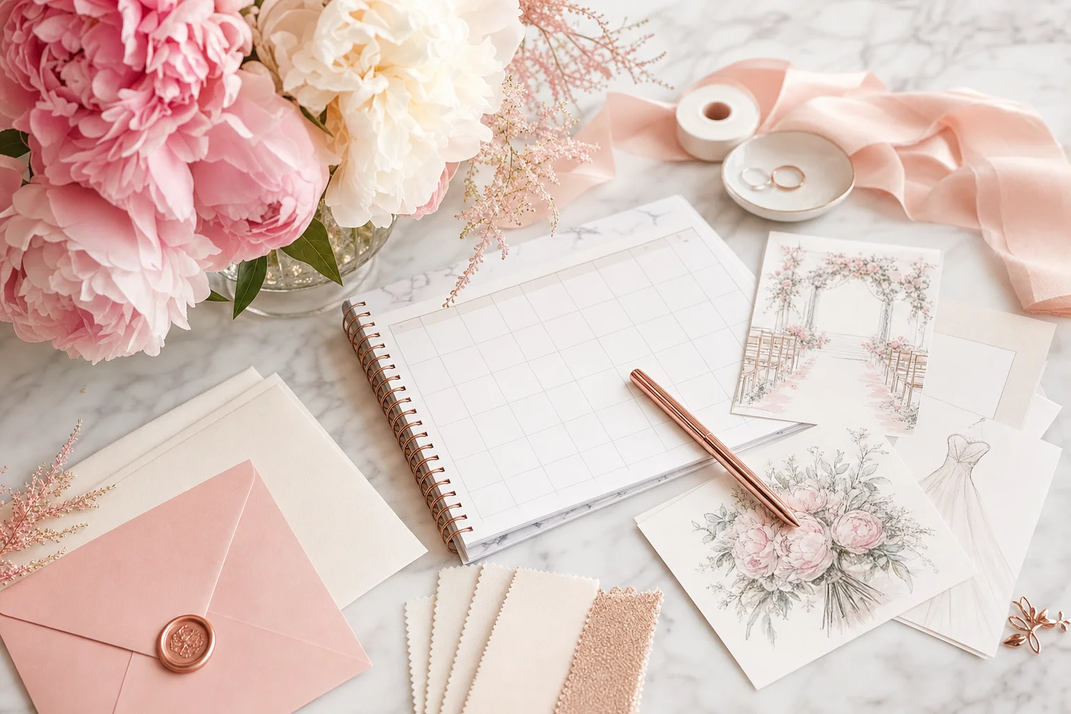 Hochzeit planen: Der perfekte 12-Monats-Zeitplan