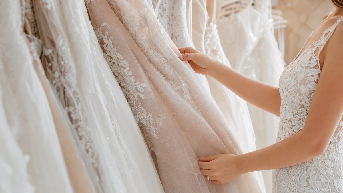 Symbolfoto: Brautkleid finden: Stil, Schnitt und der richtige Zeitpunkt